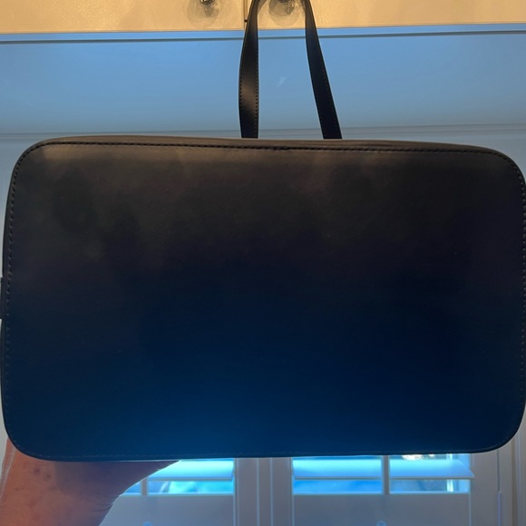 Sezane Maxi Farrow Bucket Bag NWOT NAVY - Picture 9 of 15